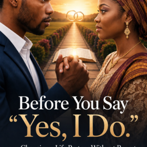 Before You Say "Yes, I Do."